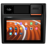 Sunmi D2 Mini, 4G, NFC, 25,7cm (10,1), KD, Android, schwarz, orange