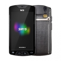 M3 Mobile SM15 X, 2D, SE4710, BT (BLE), WLAN, 4G, NFC, GPS, GMS, erw. Akku, Android