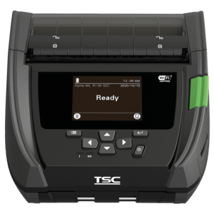 TSC Alpha-40L, 8 Punkte/mm (203dpi), Peeler, RTC, Display, USB-C, BT, WLAN, NFC, erw. Akku